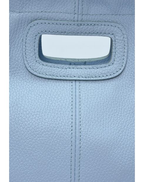 TSBV 52 Celeste Schultertasche aus Leder, 22 x 36 x 12 cm