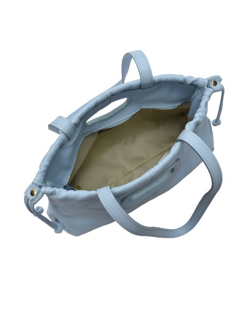 TSBV 52 Celeste Schultertasche aus Leder, 22 x 36 x 12 cm