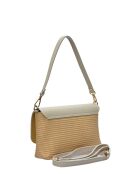 Bandolera Le Tanneur de piel beige - 15x25x5.5 cm