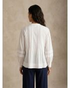 Top MARTAH bianco sporco