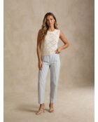 Top CAHILA Blanc Cassé