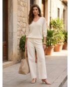 Cremefarbenes GALAN Top