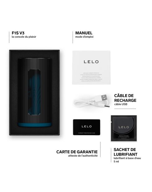 Masturbateur Homme Grand Format avec Application Bluetooth, LELO F1S V3 XL
