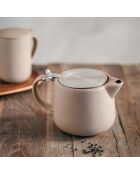 Tetera Uno beige mate crema/marfil - 0,47 L