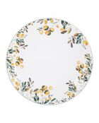 6 gelbe Sommer-Speiseteller, 27 cm