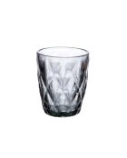Scatola da 6 bicchieri bassi Diamond grigi - 240 ml