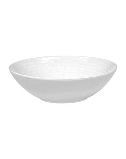 Saladier Ayra blanc - 24 cm