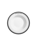 6 weiße Suppenteller Bistrot - 22 cm