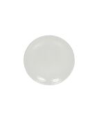 6 platos de cóctel Ayra blancos - 15 cm