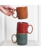6 Mugs Elyas bleus - 38 cl