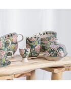 Coffret de 4 gobelets Cottage vert - Hauteur 11 cm