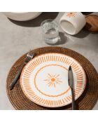 6 Dessertteller Tamara, Orange, 20 cm
