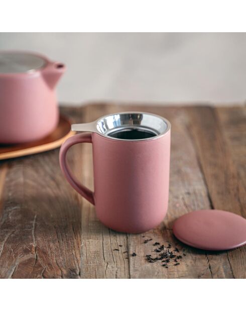Tetera Uno rosa mate - 0,47 L