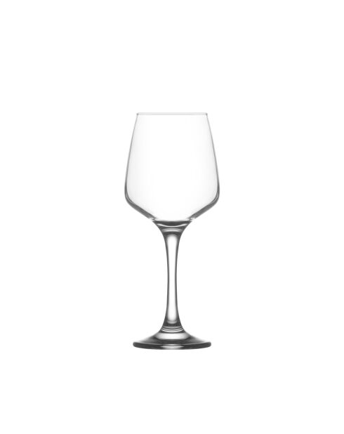 Packung mit 6 transparenten/kristallinen Traubenstielgläsern - 29,5 cl