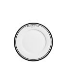 6 weiße Dessertteller Bistrot - 21 cm