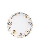 6 piatti Summer Skull bianchi - 19 cm
