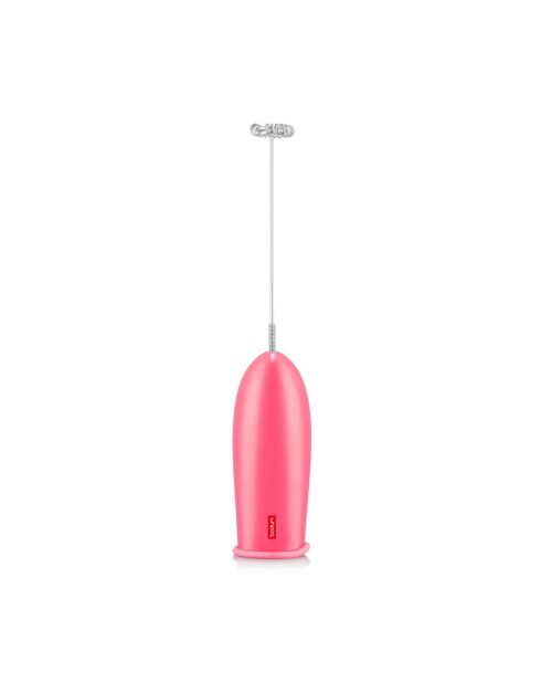 Batidor de leche eléctrico rosa