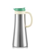 Pichet thermique en inox brossé argenté - 1.1L