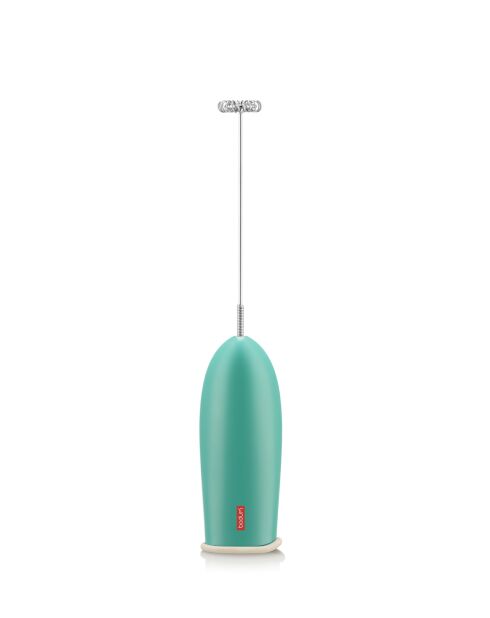 Blauer elektrischer Milchbesen