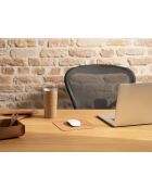 Mug de voyage isotherme, double paroi inox, couvercle à vis étanche marron - 0.35 l