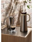 Pichet thermique en inox brossé argenté - 1.1L