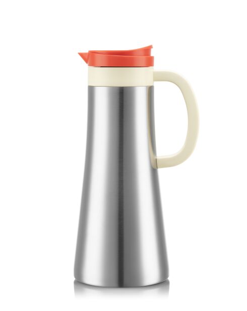 Pichet thermique en inox brossé argenté - 1.1L