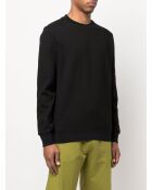 Sweatshirt col rond Diagonal Raised Fleece noir