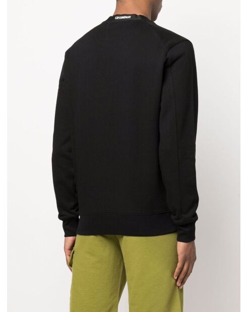 Sweatshirt col rond Diagonal Raised Fleece noir