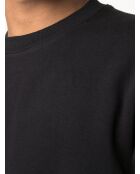 Sweatshirt col rond Diagonal Raised Fleece noir