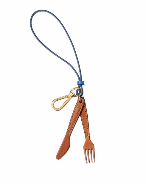 Porte-Clé Couverts marron