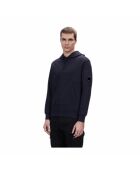 Sweat à capuche Diagonal Fleece Lens bleu marine