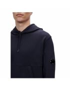 Sweat à capuche Diagonal Fleece Lens bleu marine