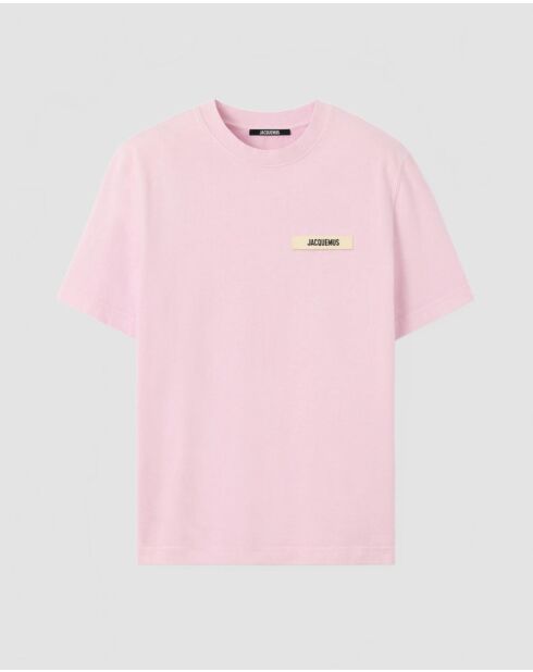 T-Shirt Gros Grain rose bonbon