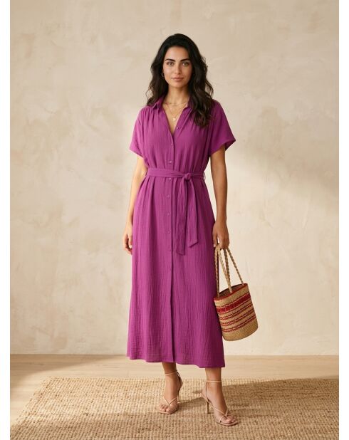 PURPLE CRUFT jurk