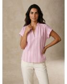 DAUGH Rosafarbenes Top