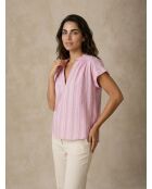 DAUGH Rosafarbenes Top