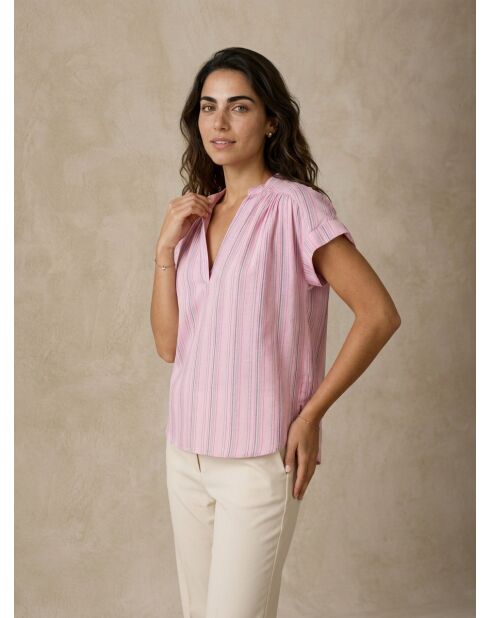 DAUGH Rosafarbenes Top
