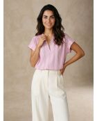 DAUGH Rosafarbenes Top