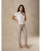 Top BUST bianco sporco