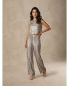 Top RALICE arancione/oro