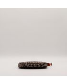 Pochette Accessoires Graffiti marron - Bon état général - 21x13x3.5cm