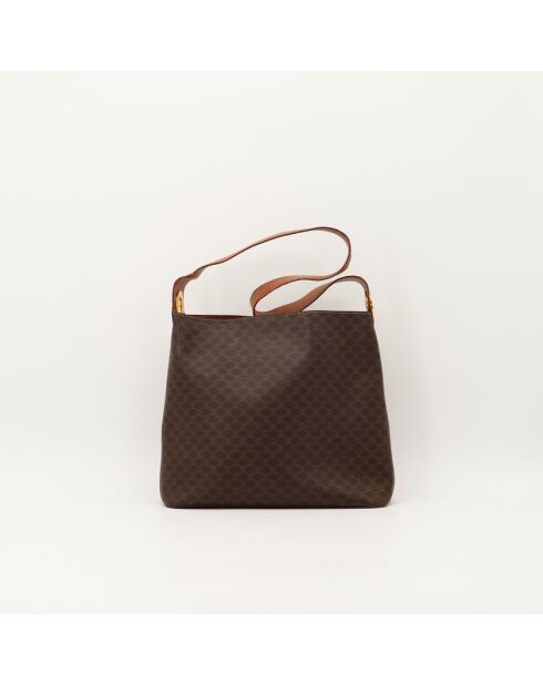 Hobo Macadam chocoladezakje - Zeer goede staat - 30 x 11 x 26 cm