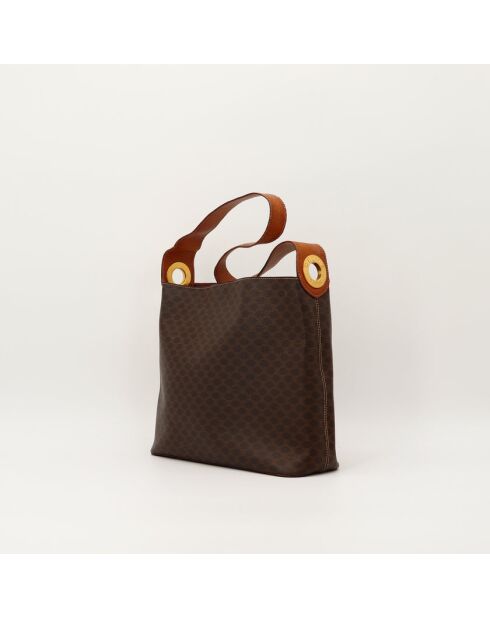 Hobo Macadam chocoladezakje - Zeer goede staat - 30 x 11 x 26 cm