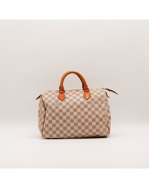 Sac Speedy 30 Damier beige - Très bon état général - 30x21x17cm