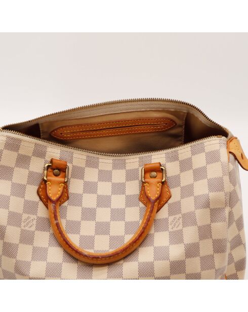 Sac Speedy 30 Damier beige - Très bon état général - 30x21x17cm