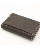 Selleria cederbruine kaarthouder - Nieuwstaat - 10,8 x 7,3 x 1 cm
