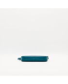 Turkooisblauw Epi accessoiretasje - Zeer goede staat - 21 x 13 x 3,5 cm
