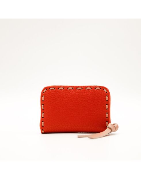 Peekaboo Mini-Brieftasche, 13 x 8 x 2 cm, Orange, neu