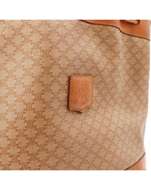 Sac Seau Macadam beige/marron - Bon état général - 26x30x14cm