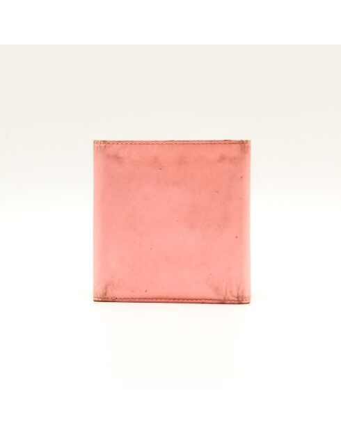 Portefeuille Courrèges rose - État correct - 10.5 x11cm